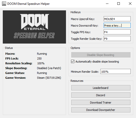 doom speedrun helper doom speedrun helper app